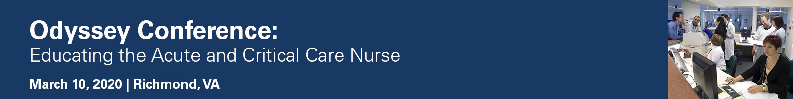 2020 Odyssey Conference: Educating the Acute and Critical Care Nurse Banner